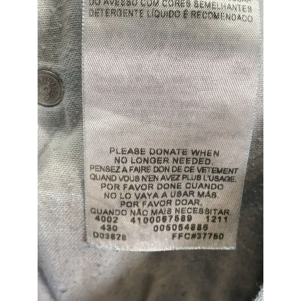 Levis 505 Jeans‎ Mens 38x32 Regular Fit Straight Leg Medium Wash